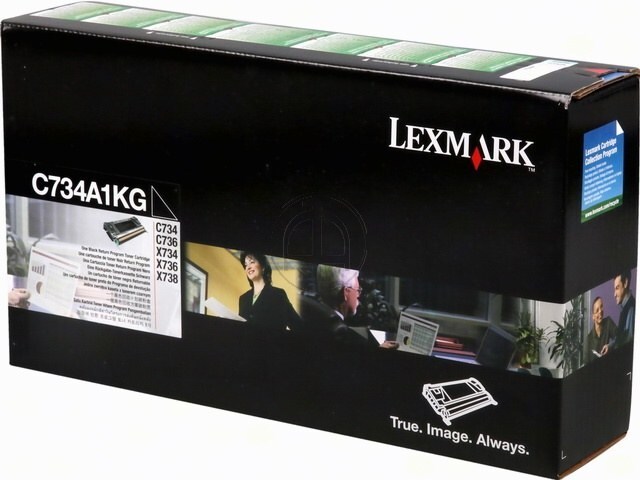 Laser/Kopierer LEXMARK C734A1KG LEXMARK C734 TONER BLACK Image