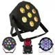 1 pièce LED 7x1 8W/7x1 2W/54x3W/+ UV Par Light avec DMX512 6in1 Stage Light Wash Effect DJ Disco