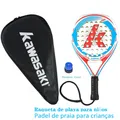 Kawasaki – raquette de Tennis pour enfants en Fiber de carbone EVA souple avec housse de sac de