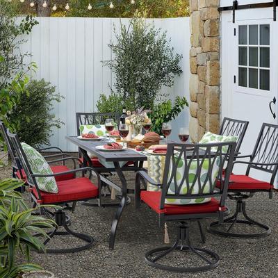 Nuu Garden 7PCS Swivel Dinging Set With Free Cusions