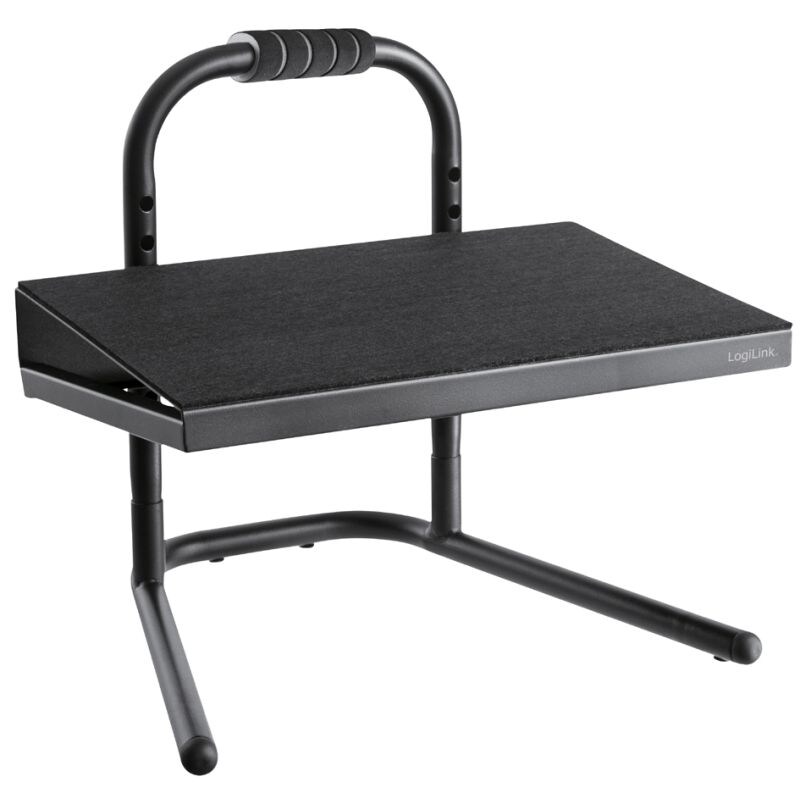 LogiLink Fußstütze, höhenverstellbar, schwarz Image