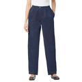 Plus Size Women's 7-Day Straight-Leg Jean by Woman Within in Navy (Size 42 WP) Pant