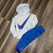 Nike Matching Sets | Nike Hooded Set | Color: Blue/Gray | Size: 24mb