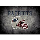 New England Patriots Imperial 7'8'' x 10'9'' Distressed Rug