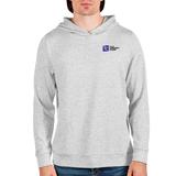 Men's Antigua Heathered Gray Tulsa Community College Absolute Pullover Hoodie