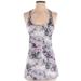 Lululemon Athletica Tops | Lululemon Moody Mirage White Deep Navy Floral Crb Cool Racerback Tank Top 6 | Color: Pink/White | Size: 6