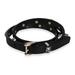 Gucci Jewelry | Gucci Black Leather Double Wrap Bracelet With Feline Heads & Studs | Color: Black | Size: 17
