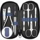 marQus Solingen Germany Manicure Sets for Women & Men with nail nippers - Quality Grooming Kit Incl. Nail Clippers & glass nail file, Nail Kit Perfect for Pedicure.