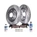 1998-2000 Lexus GS400 Front Brake Pad and Rotor Kit - Detroit Axle