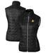 Women's Cutter & Buck Black Oakland Athletics Rainier PrimaLoft Eco Full-Zip Puffer Vest