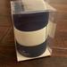 Kate Spade Dining | Kate Spade Let’s Chill Drink Cozy In Navy Rugby Stripe Nwt | Color: Blue/White | Size: Os