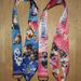 Disney Accessories | C1. 2 Walt Disney Movies Frozen Combo Lanyards With Metal Clip | Color: Blue/Pink | Size: Os