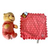 Disney Toys | Disney Parks Babies Winnie Pooh Plush Doll Toy Bee Lovey Security Blanket 2 Pc | Color: Orange/Pink | Size: Osbb