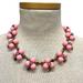 J. Crew Jewelry | J Crew Pop Resin Statement Necklace New | Color: Pink | Size: Os