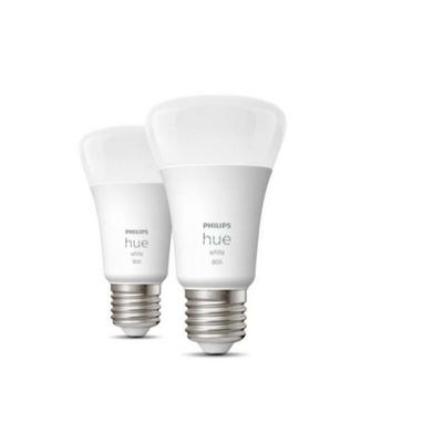2 Philips hue 31902800 929001821623-e27 9w-weiße led-lampen