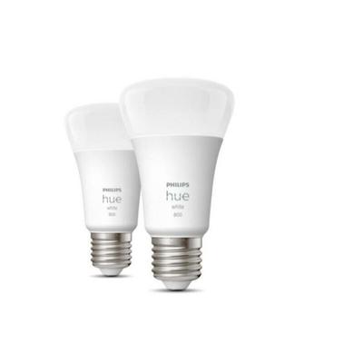 2 Philips Hue 31902800 929001821623-e27 9w-weiße led-lampen Image