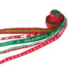 Bänderpaket Weihnachten, rot-grün, 10–20 mm, 5x 1,5 m