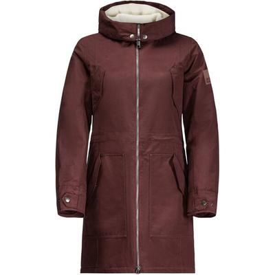 JACK WOLFSKIN Damen Funktionsjacke ROCKY POINT PARKA, Größe L in Rot