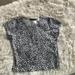 Brandy Melville Tops | Brandy Melville Cheetah Print Top | Color: Black/Gray | Size: One Size