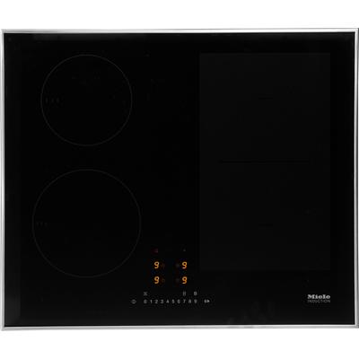MIELE Flex-Induktions-Kochfeld "KM 7464 FR", schwarz, B:62,6cm H:5,2cm T:52,6cm, Kochfelder, Mit 4 Kochzonen inkl. 1 leistungsstarken PowerFlex-Kochbereich Image