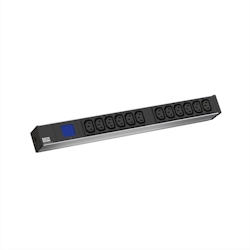 BACHMANN BN0500 19 PDU 1HE 12x C13 Leistungsmessung, Schutzkontakt-Anschluss" Image