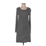 Old Navy Casual Dress - Shift Scoop Neck Long sleeves: Black Color Block Dresses - Women's Size Small