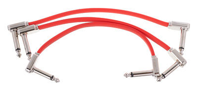 Ernie Ball Red Flex Ribbon Patch Cable 6