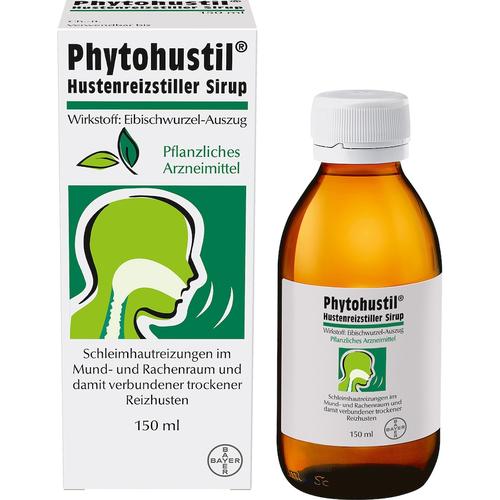 Bayer Vital – PHYTOHUSTIL Hustenreizstiller Sirup Husten & Bronchitis 0.15 l