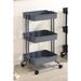 Asia Direct Home Products 31.7" H x 17" W x 14.8" D Odessa Shelving Unit Wire/Metal/Plastic in Gray | 31.7 H x 17 W x 14.8 D in | Wayfair 617-GY