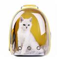 Sac à dos de transport bulle pour chat ou petit chien jaune - Jaune