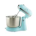 Nostalgia 6 Speed 3.5 Qt Stand Mixer, Stainless Steel in Blue | Wayfair CLSMIXER356AQ