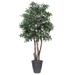 Vickerman 702420 - 6' Mini Ficus Executive Round Gray Cont (TEX4260-RG) Ficus Home Office Tree