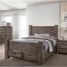 Millwood Pines Cebes Storage Standard Bed Wood in Brown | 56 H x 79 D in | Wayfair D579D2AF0C9249D89120FE288C0A0389