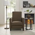 Armchair - Ebern Designs Tashira Home Theater Recliner, Upholstered armchair, Small Recliners for Small Spaces, Push Back Recliner in White | Wayfair