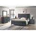 Withyditch Bedroom Set w/ Shiplap Panel King Bed, Dresser, Mirror, & Two Nightstands in Brown Laurel Foundry Modern Farmhouse® | Wayfair