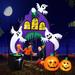 The Holiday Aisle® Tall Halloween Castle Archway Inflatable, Polyester | 108 H x 86.4 W x 45.6 D in | Wayfair B9D8DC5D256B456FAAC447FF4EFB753D