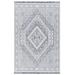 White 144 x 110 x 0.47 in Area Rug - Union Rustic Angeleque Oriental Machine Woven Area Rug in Gray/Ivory | 144 H x 110 W x 0.47 D in | Wayfair