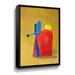 Zoomie Kids Rat King - Painting on Canvas in Blue/Red | 24 H x 18 W x 2 D in | Wayfair 8DB922AC035E40D89495343702867478