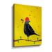 Zoomie Kids Messenger Bird No. 2 - Painting on Canvas in Blue/Red/Yellow | 18 H x 14 W x 2 D in | Wayfair 262C30EAB40741449546E720FCA3F336