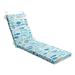 Rosecliff Heights Indoor/Outdoor Seat/Back Cushion Polyester in Blue | 3 H x 21 W x 72.5 D in | Wayfair 468F282720FC413DA56E3F9B6F66C27A