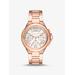 Michael Kors Oversized Camille Rose Gold-Tone Watch Rose Gold One Size