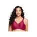 Plus Size Women's MAGICLIFT® SEAMLESS SPORT BRA 1006 by Glamorise in Ruby Red (Size 46 H)