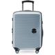 Hartschalen-Trolley HAUPTSTADTKOFFER "Mitte, pool blue, 55 cm" Gr. B/H/T: 40 cm x 55 cm x 23 cm 37 l, blau Koffer Handgepäck-Koffer