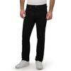 Bequeme Jeans BRÜHL "Genua III 1", Herren, Gr. 30, EURO-Größen, schwarz, 67% Polyester, 29% Viskose, 4% Elasthan, unifarben, casual, lang, Jeans 5-Pocket-Jeans Straight-fit-Jeans Stretchjeans, in Woll-Optik