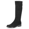 Schlupfstiefel CAPRICE, Damen, Gr. 40, XS-Schaft, schwarz, Textil, unifarben, klassisch, Schuhe, Blockabsatz, Langschaftstiefel in klassischer Linie, XS Schaft