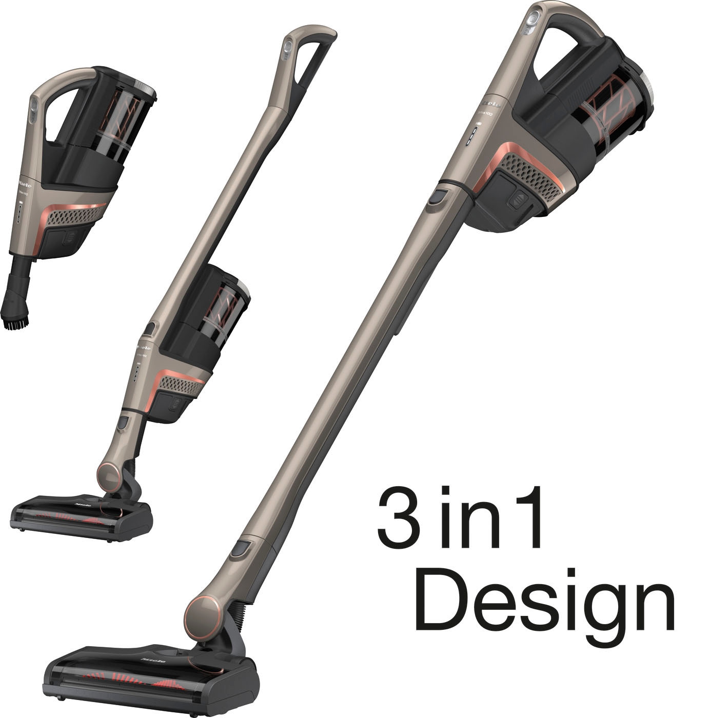 MIELE Akku-Handstaubsauger "Triflex HX2 Sprinter", grau, B:129,7cm H:26cm T:28cm, Akkusauger