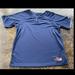 Under Armour Shirts & Tops | Euc Under Armour Youth Xl Shirt Top Navy Blue Short Sleeve Jersey Active Polo | Color: Blue | Size: Xlb