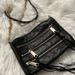 Rebecca Minkoff Bags | Black And Gold Leather Zipper Rebecca Minkoff Crossbody | Color: Black | Size: Os