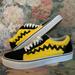 Vans Shoes | Charlie Brown Old Skool Vans Peanuts | Color: Black/Yellow | Size: 8.5