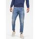 Regular-fit-Jeans G-STAR RAW "3301 Straight Tapered" Gr. 34, Länge 34, blau (worn in azure) Herren Jeans Regular Fit